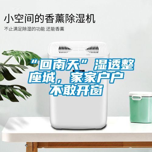 “回南天”湿透整座城，家家户户不敢开窗