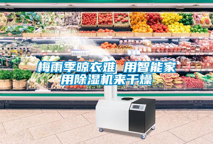 梅雨季晾衣难 用智能家用黄瓜视频下载污机来干燥