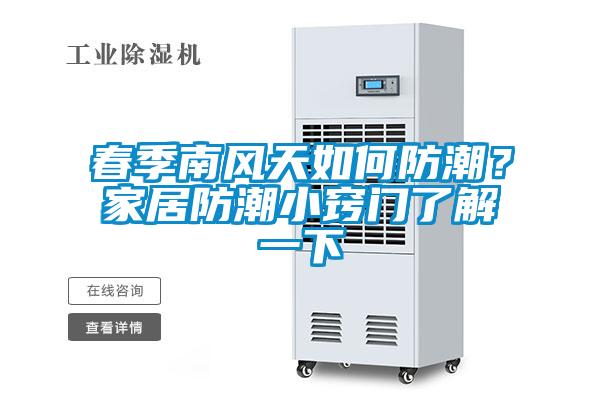 春季南风天如何防潮？家居防潮小窍门了解一下