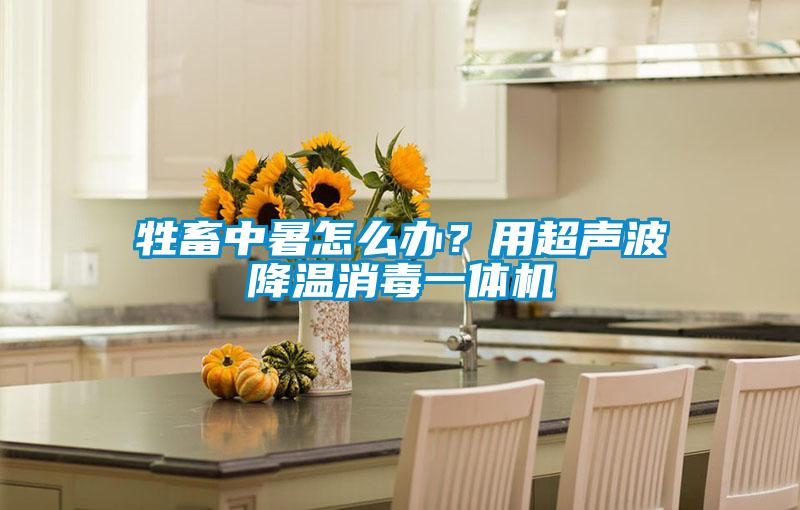 牲畜中暑怎么办？用超声波降温消毒一体机