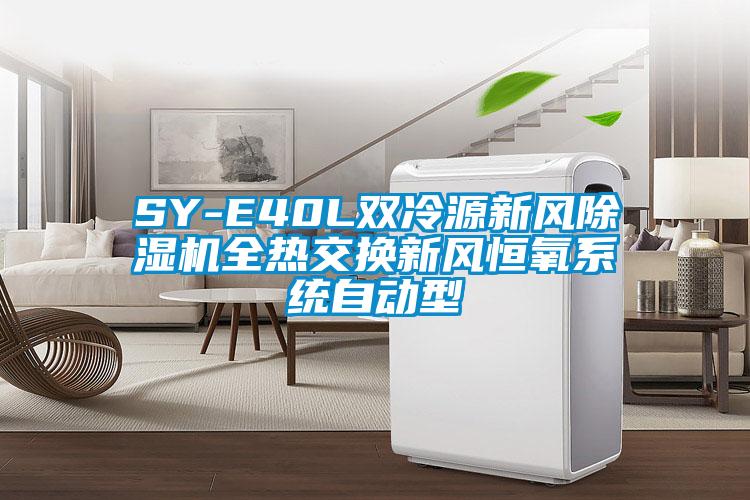SY-E40L双冷源新风黄瓜视频下载污机全热交换新风恒氧系统自动型