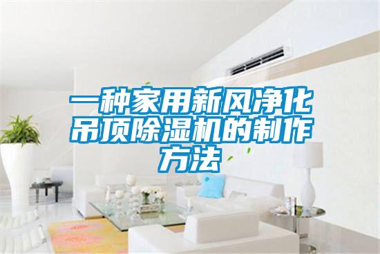 一种家用新风净化吊顶黄瓜视频下载污机的制作方法
