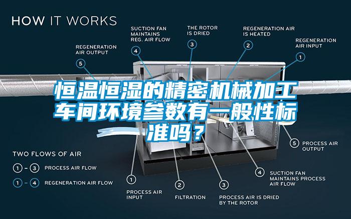 恒温恒湿的精密机械加工车间环境参数有一般性标准吗？