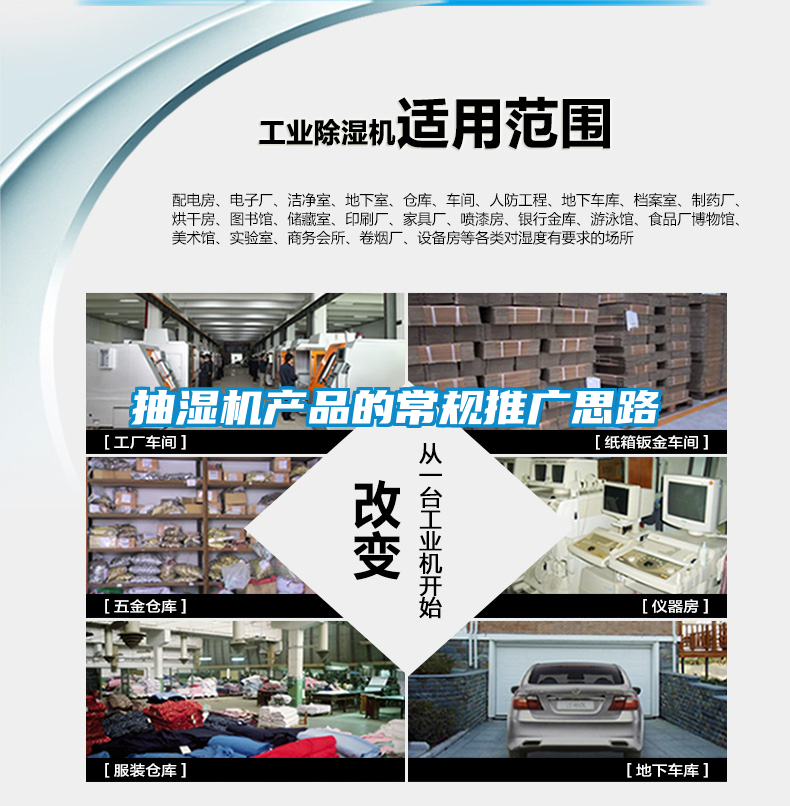 抽湿机产品的常规推广思路