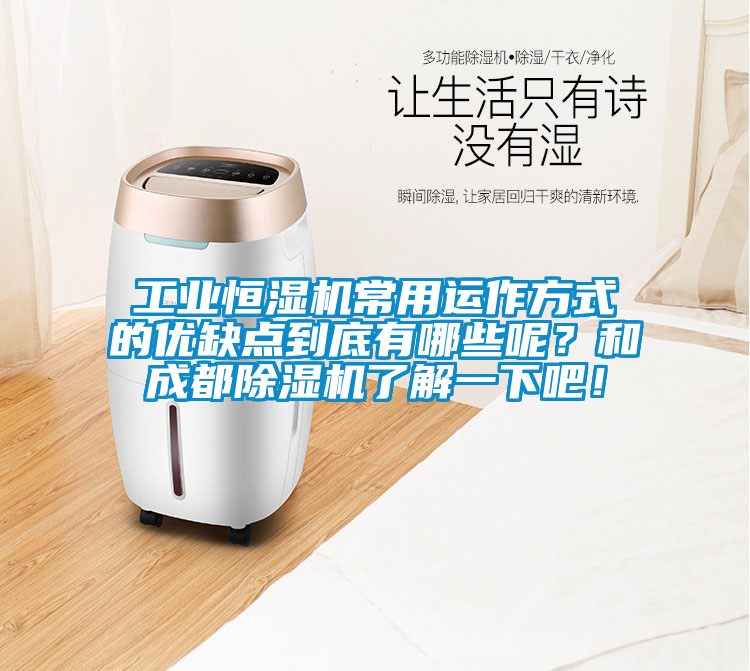 工业恒湿机常用运作方式的优缺点到底有哪些呢？和成都黄瓜视频下载污机了解一下吧！