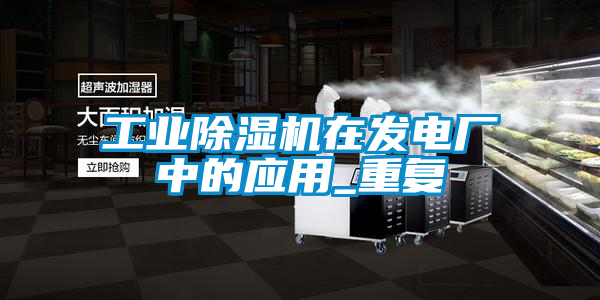 工业黄瓜视频下载污机在发电厂中的应用_重复