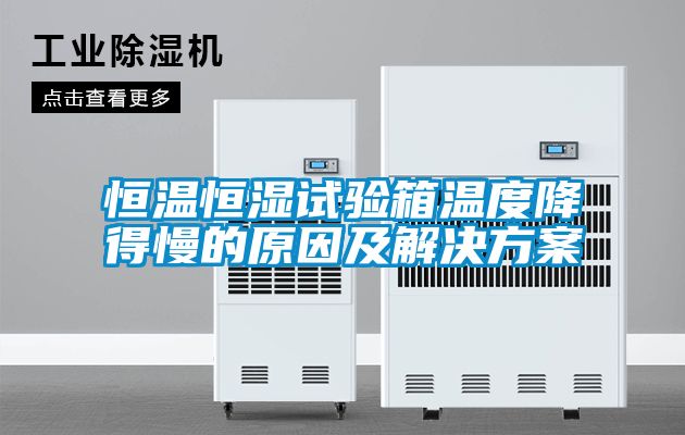 恒温恒湿试验箱温度降得慢的原因及解决黄瓜视频下载APP