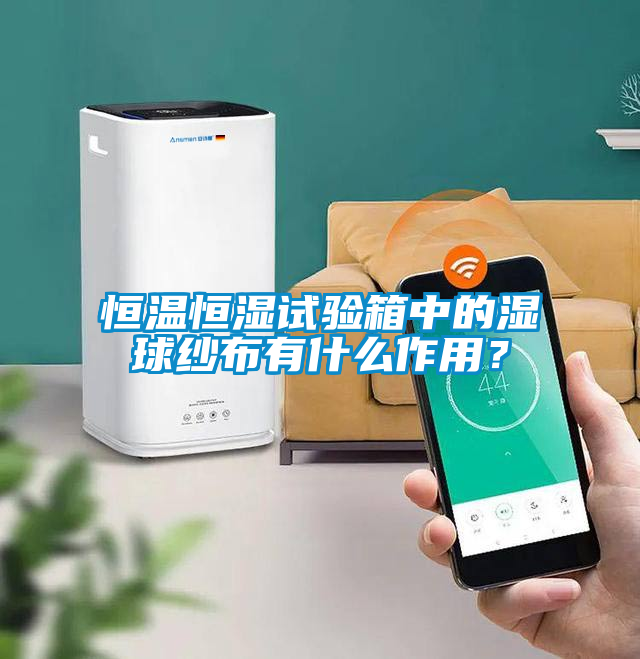 恒温恒湿试验箱中的湿球纱布有什么作用？
