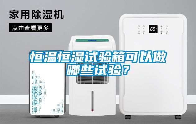 恒温恒湿试验箱可以做哪些试验？