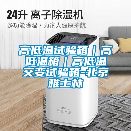 高低温试验箱｜高低温箱｜高低温交变试验箱-北京雅士林