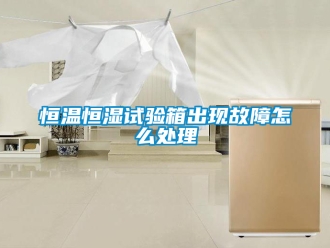 知识百科恒温恒湿试验箱出现故障怎么处理